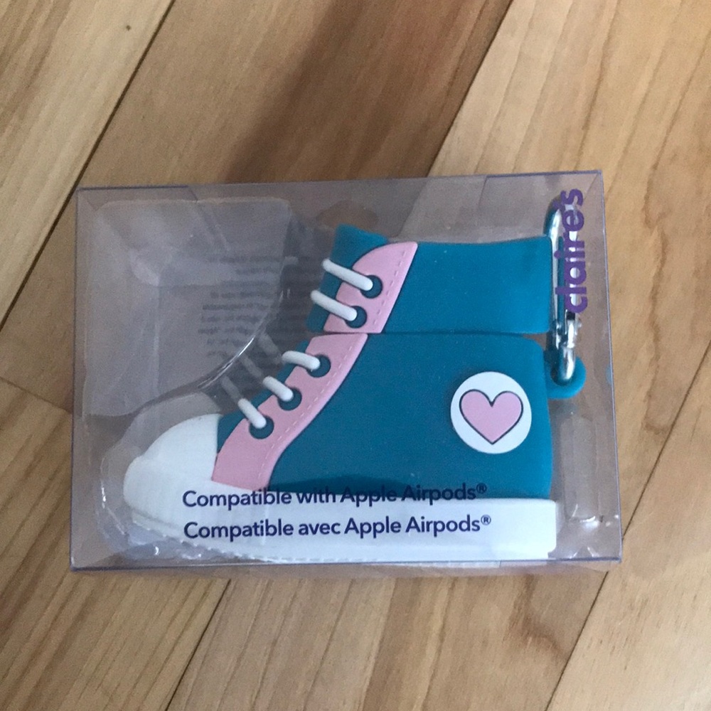 Claire’s AirPods Case - Blue Sneaker - NWT